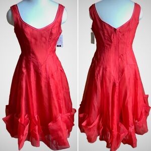 LOVEMATTERS Designer Red West Side Story Dress